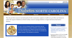 Desktop Screenshot of diabetesnc.com